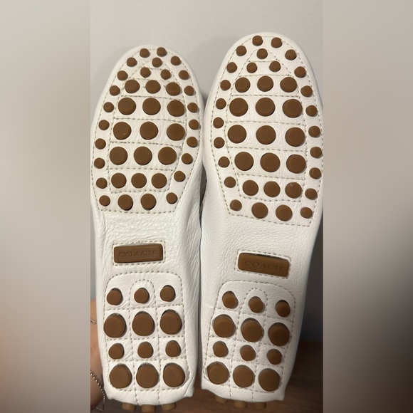 ❌[S O L D]❌ 🆕NWOB Coach Nadia moc loafers, white, Sz 6 - Picture 6 of 6